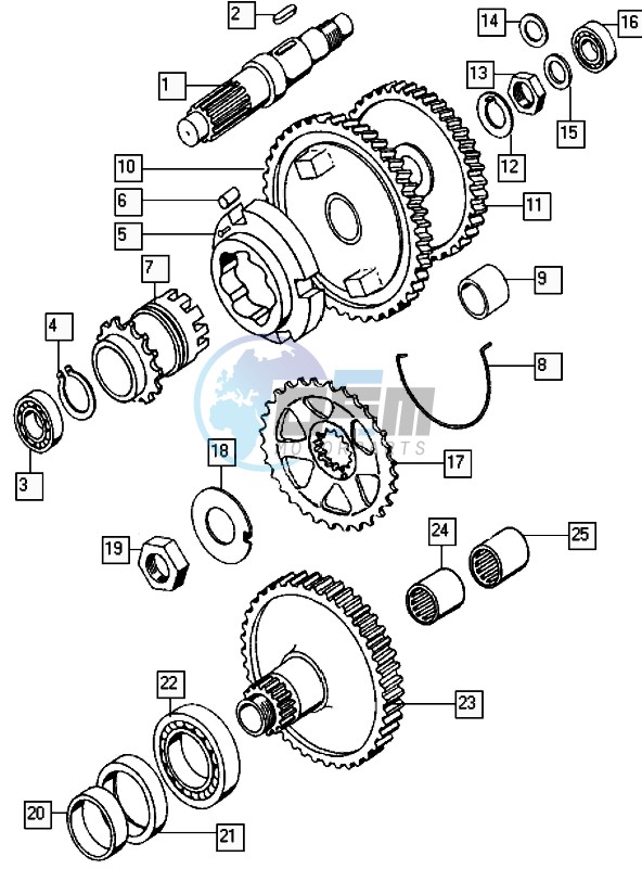 Countershaft