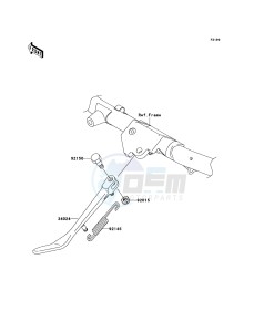 VN1600 CLASSIC VN1600A6F GB XX (EU ME A(FRICA) drawing Stand(s)