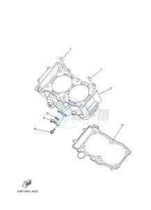 XT1200Z (2BS4) drawing CYLINDER