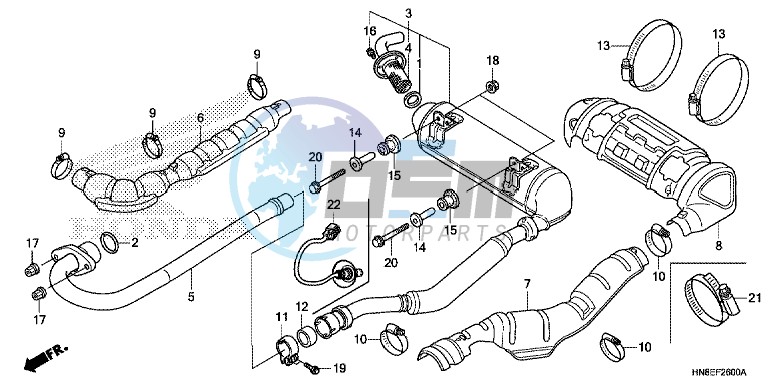 EXHAUST MUFFLER