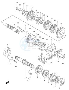 GZ250 (P3) drawing TRANSMISSION