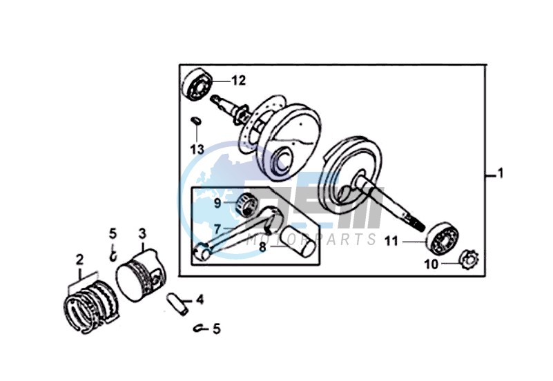 CRANKSHAFT / PISTON