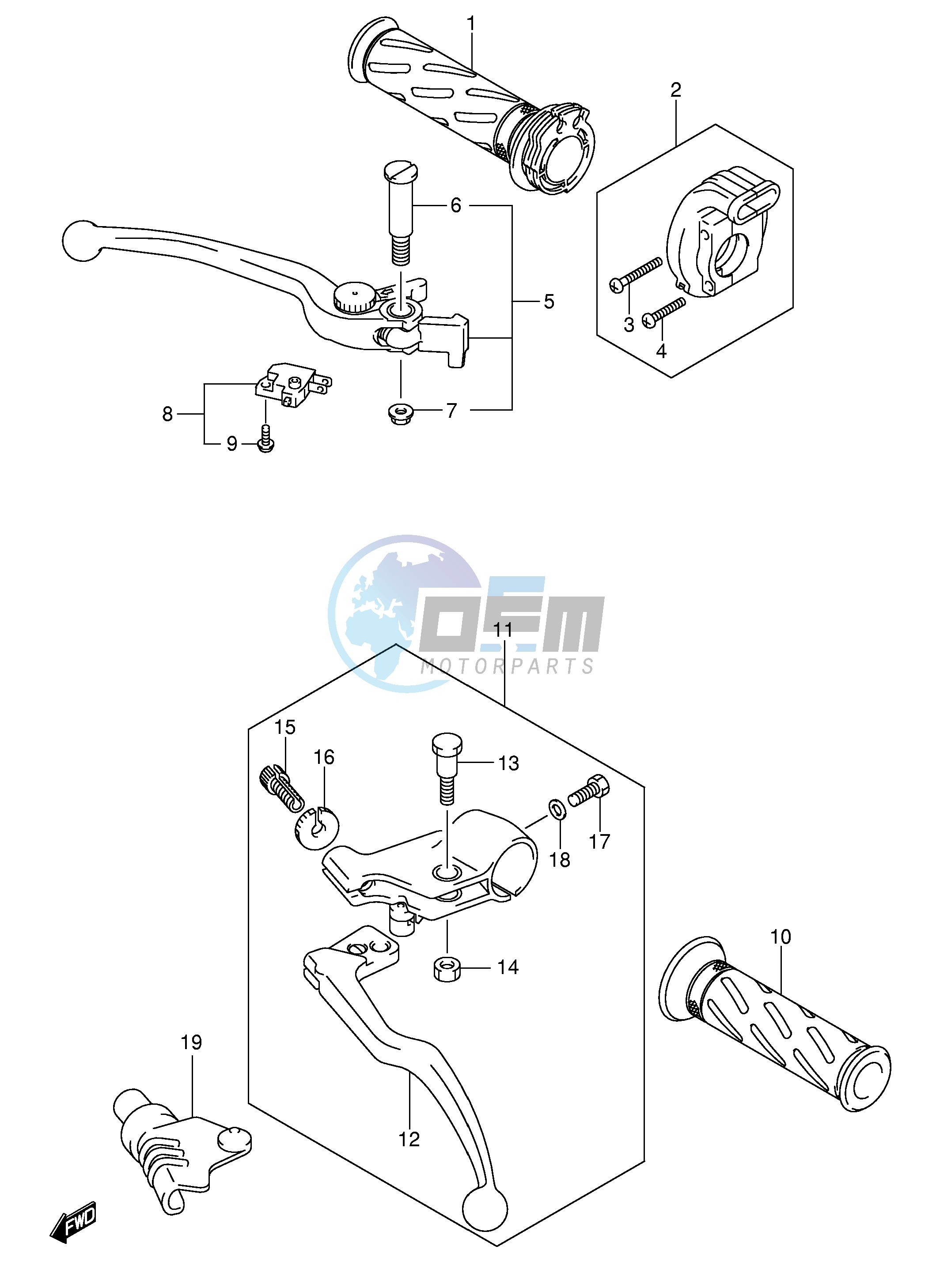 HANDLE LEVER (MODEL K3 K4 K5 K6)