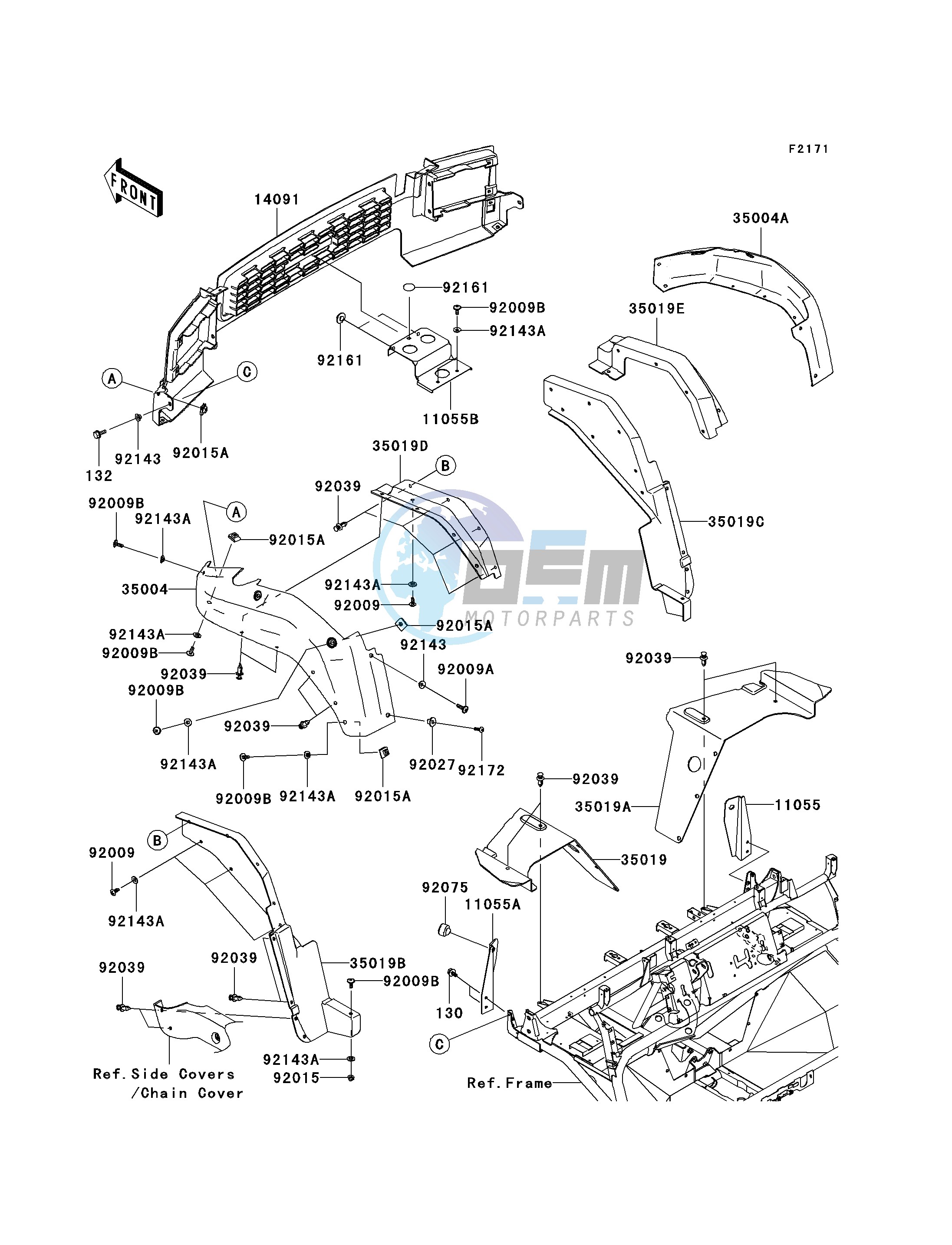 FRONT FENDER-- S- -