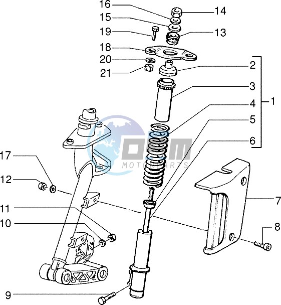 Front Shock absorber cover