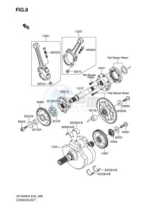 VZ1600 (E24) drawing CRANKSHAFT