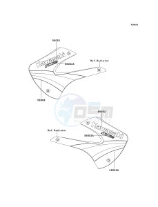 KX 85 A [KX85] (A1-A5) [KX85] drawing DECALS-- A5- -