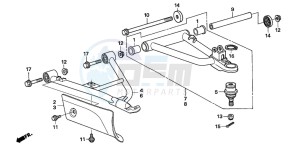 TRX500FM drawing FRONT ARM