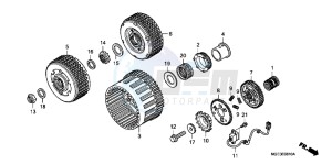 VFR1200FDD VFR1200F Dual Clutch UK - (E) drawing CLUTCH (VFR1200FD)