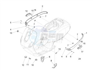 S 125 4T 3V IGET NOABS E3 (APAC) drawing Side cover - Spoiler