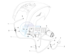 Eldorado 1400 1380 USA drawing Fuel vapour recover system