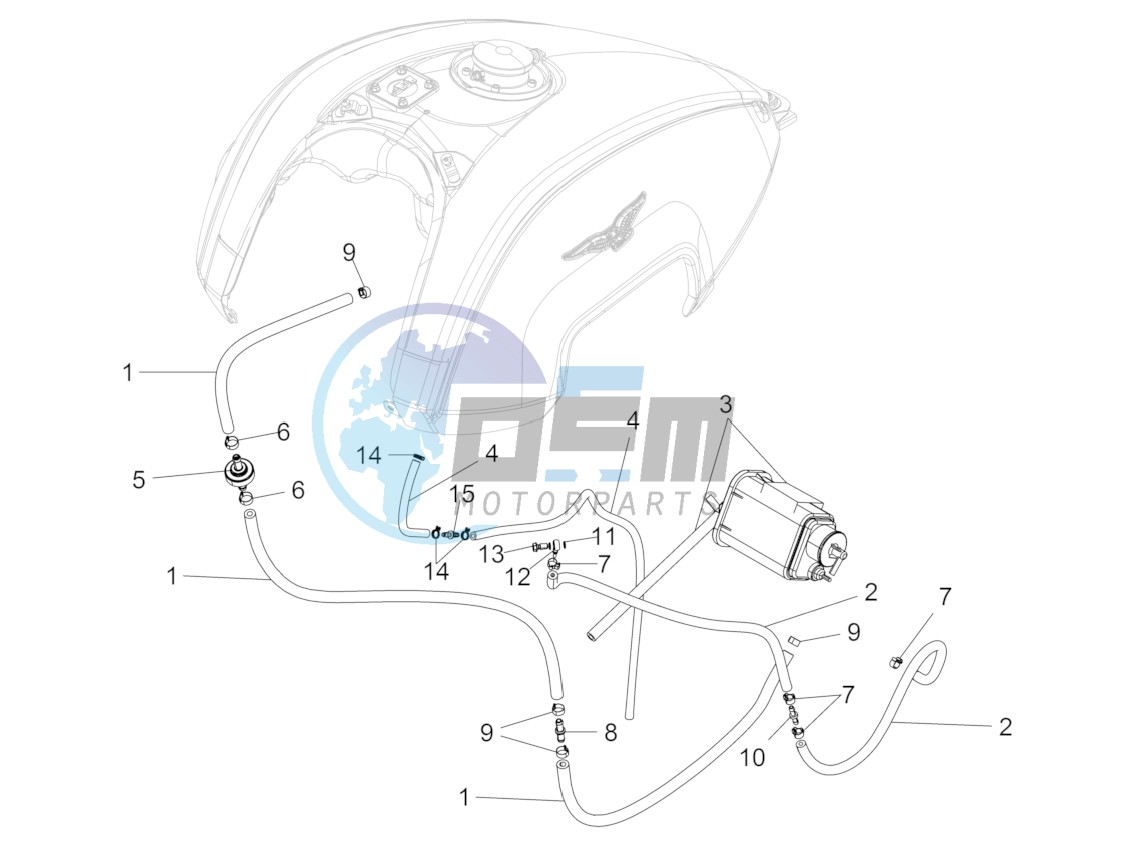 Fuel vapour recover system