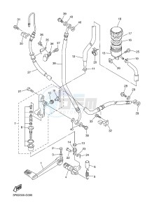 FJR1300A FJR1300A ABS (1MCN) drawing REAR MASTER CYLINDER