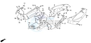 SZX50S X8R-S drawing SIDE COVER/BODY COVER