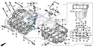 CBR1000RRC drawing CRANKCASE