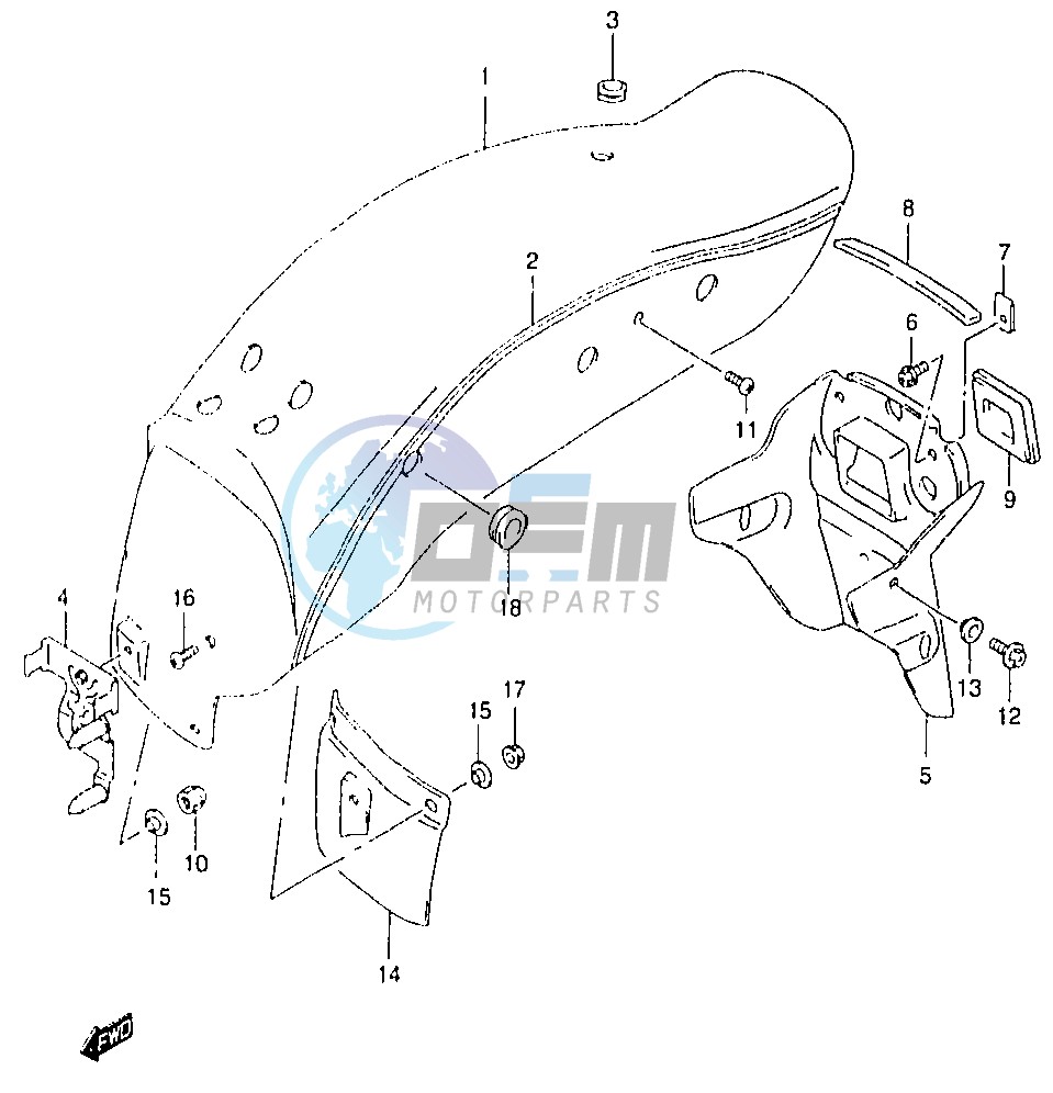 REAR FENDER (MODEL Y)