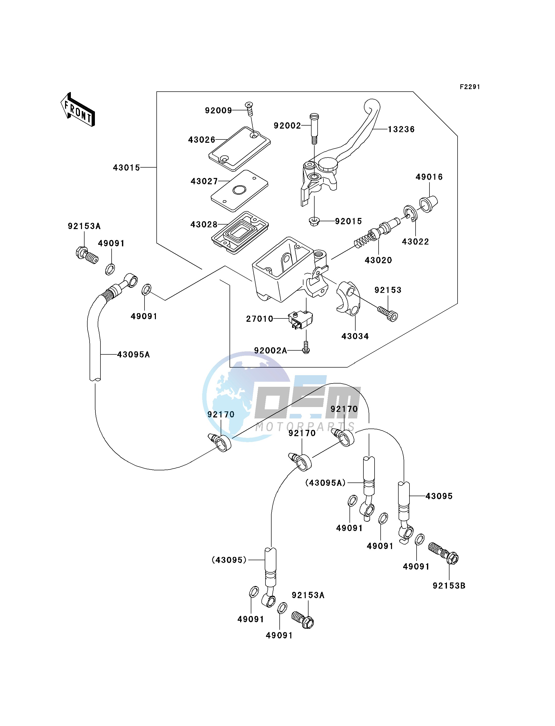 FRONT MASTER CYLINDER