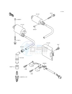 EX 500 A [EX500] (A4-A7) [EX500] drawing IGNITION SYSTEM