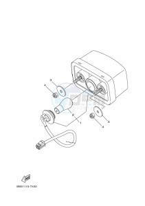 YFM450FWB KODIAK 450 (BJ5X) drawing TAILLIGHT