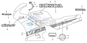 VFR750F drawing STRIPE/MARK (4)