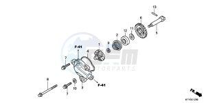 CBR125RC drawing WATER PUMP