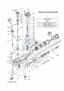 F115BETL drawing PROPELLER-HOUSING-AND-TRANSMISSION-1