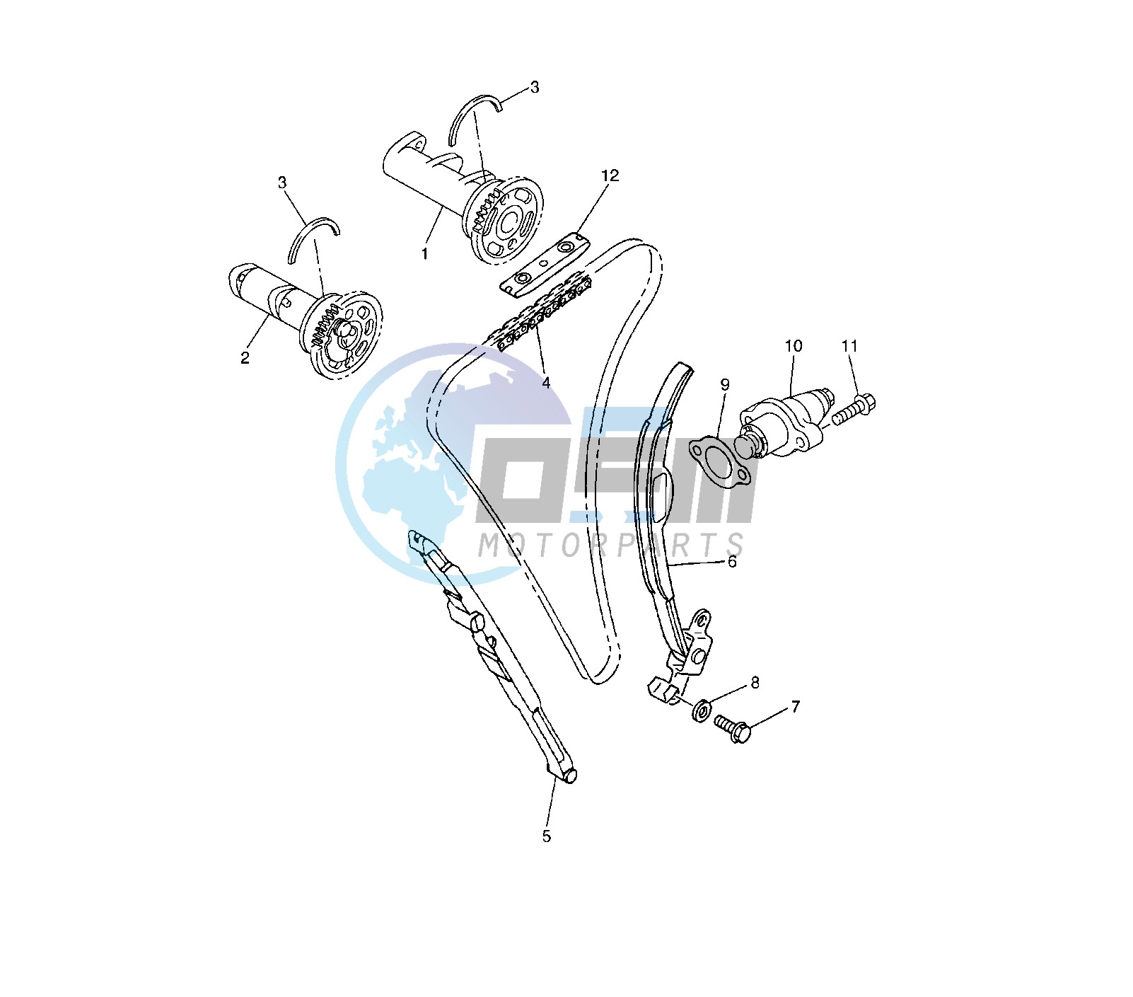 CAMSHAFT AND TIMING CHAIN