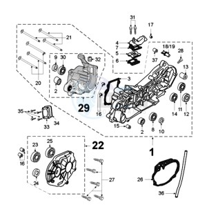 VIVA 2 RD drawing CRANKCASE