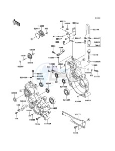 MULE 3000 KAF620-G5 EU drawing Gear Box