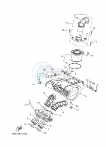 MT-07 ABS MTN690-A (B4CH) drawing INTAKE