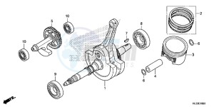 SXS700M2H Europe Direct - (ED) drawing CRANKSHAFT/PISTON