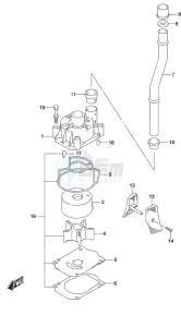 DF 200A drawing Water Pump