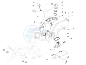 MGX 21 FLYING FORTRESS 1380 EMEA drawing Fuel tank