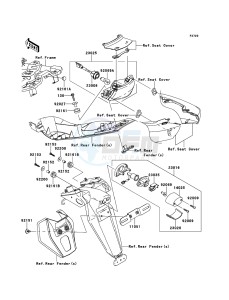 ER-6n ER650A8F GB XX (EU ME A(FRICA) drawing Taillight(s)