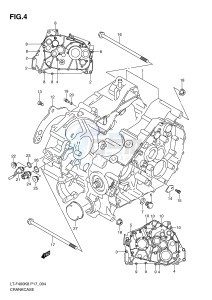 LT-F400 (P17) drawing CRANKCASE