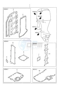 DF 140 drawing Gasket Set