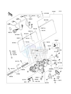 ZR 1000 A [Z1000] (A6F-A6F) A6F drawing THROTTLE