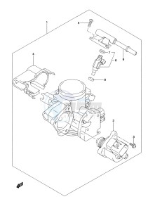 LT-A500XP Z drawing THROTTLE BODY