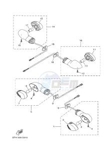 YS125-5C YS125 (BT41) drawing FLASHER LIGHT