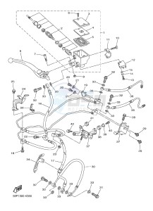 FZ8-NA FZ8 (NAKED, ABS) 800 (59P9) drawing FRONT MASTER CYLINDER