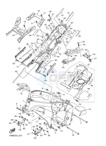 YZF-R1B 1000 (1KBP) drawing FRAME