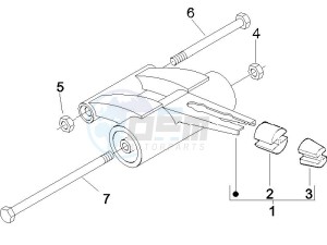 NRG 50 power DD (UK) UK drawing Swinging arm