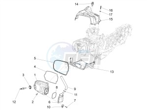 LIBERTY 125 4T E4 POSTE (EMEA) drawing Cylinder head cover