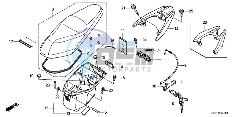 SEAT/LUGGAGE BOX