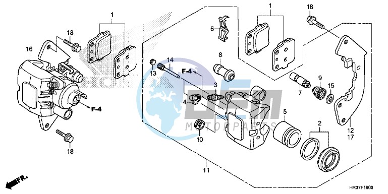 FRONT BRAKE CALIPER