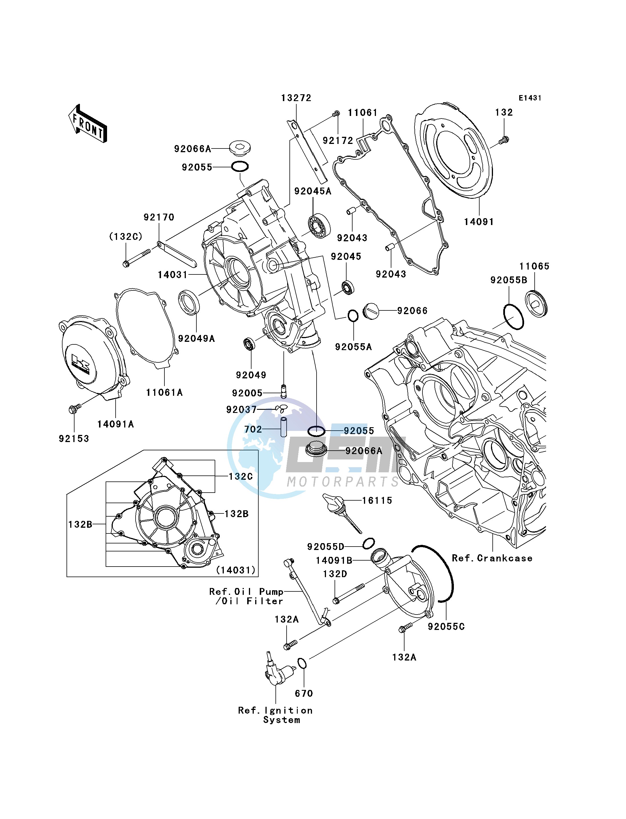 ENGINE COVER-- S- -