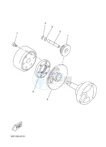 YP125RA (ABS) X-MAX 250 X-MAX 250 (1YS6 1YS6 1YS6) drawing STARTER