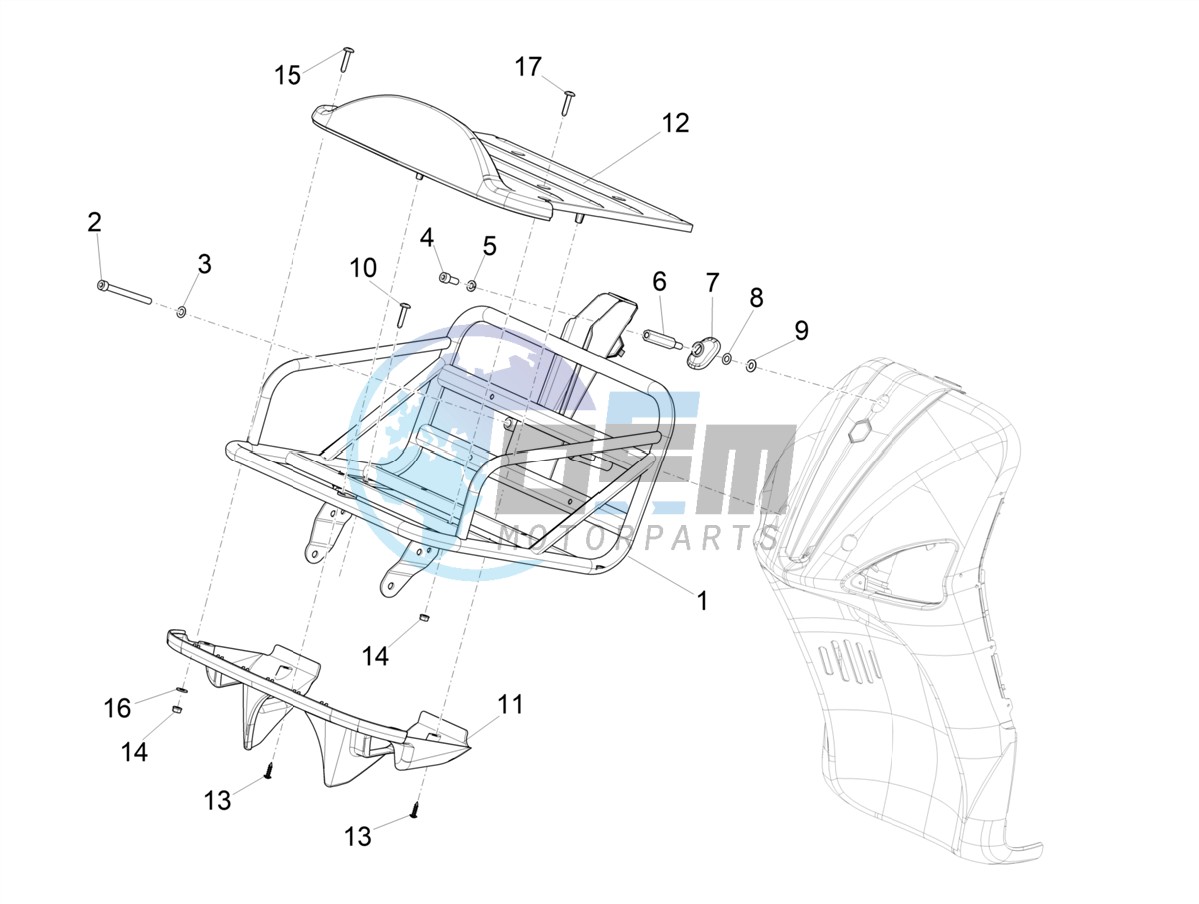 Front luggage rack