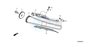 NC700XDC drawing CAM CHAIN/ TENSIONER