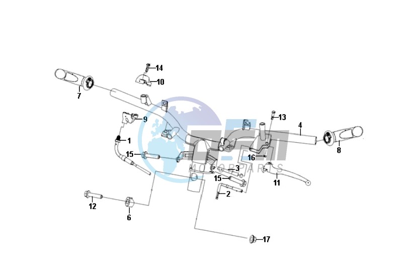 HANDLEBAR / BRAKE LEVERS /CABLES